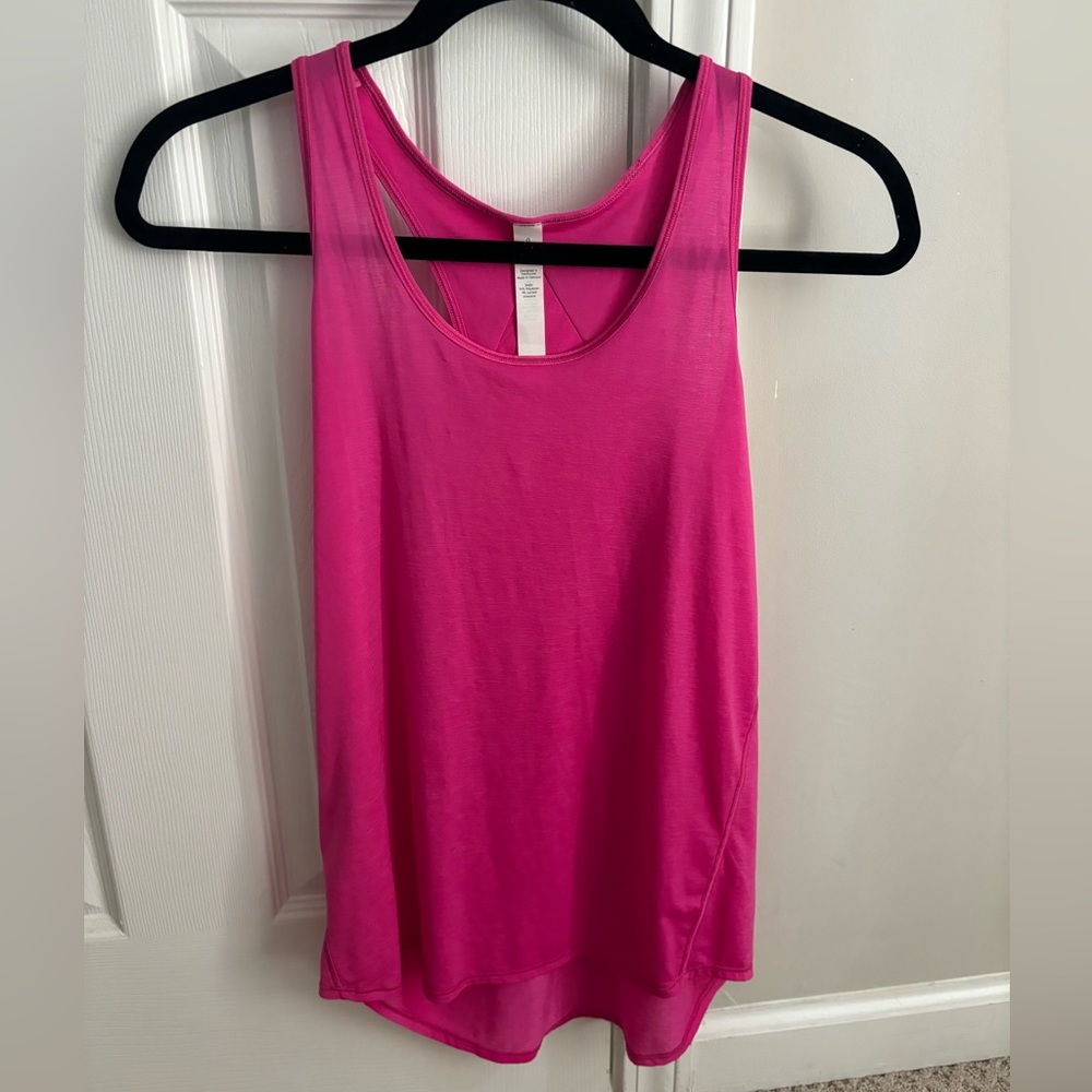 Lululemon Essential Tank *Pleated (Pink)
